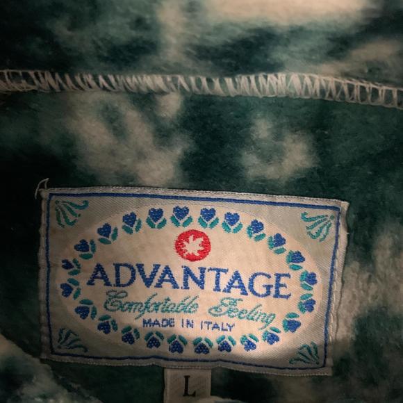 Vintage Abstract Fleece Funky Patterned Fleece Women's Large - Picture 4 of 5